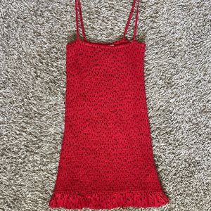 Billabong Red Polka Dot Dress